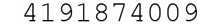 Number 4191874009.