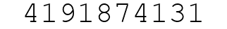 Number 4191874131.