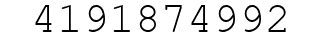 Number 4191874992.