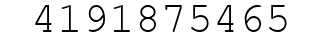 Number 4191875465.