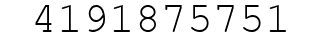 Number 4191875751.