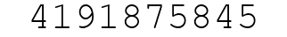 Number 4191875845.