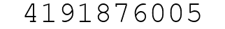 Number 4191876005.