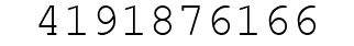 Number 4191876166.