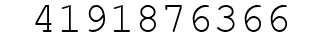 Number 4191876366.
