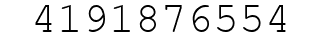 Number 4191876554.