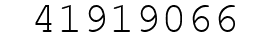 Number 41919066.