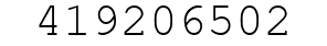 Number 419206502.