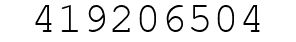 Number 419206504.