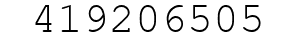 Number 419206505.