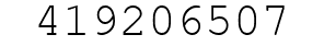 Number 419206507.