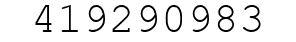 Number 419290983.