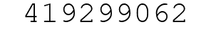 Number 419299062.