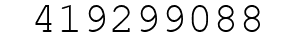 Number 419299088.