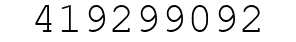 Number 419299092.