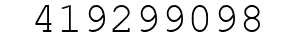 Number 419299098.