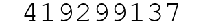Number 419299137.