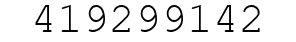 Number 419299142.