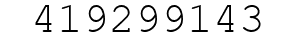 Number 419299143.