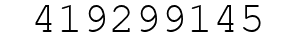 Number 419299145.