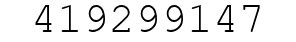 Number 419299147.