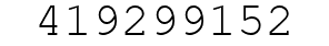 Number 419299152.