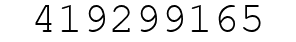 Number 419299165.