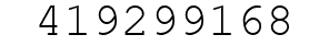 Number 419299168.