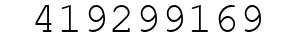 Number 419299169.
