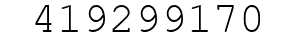 Number 419299170.