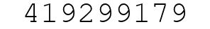Number 419299179.