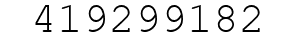 Number 419299182.