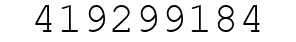 Number 419299184.