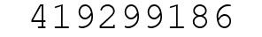 Number 419299186.
