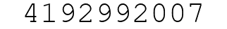 Number 4192992007.