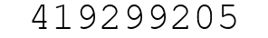 Number 419299205.