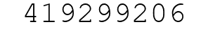 Number 419299206.