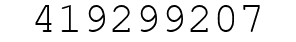 Number 419299207.