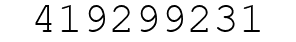 Number 419299231.