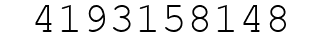 Number 4193158148.