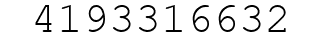 Number 4193316632.