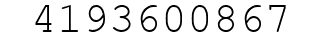 Number 4193600867.