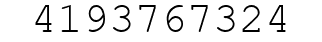 Number 4193767324.