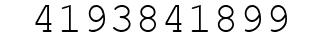 Number 4193841899.