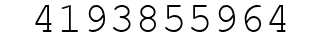Number 4193855964.