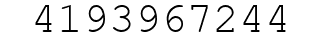 Number 4193967244.