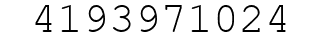 Number 4193971024.