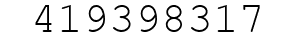Number 419398317.