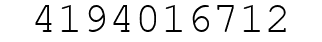 Number 4194016712.