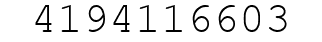 Number 4194116603.